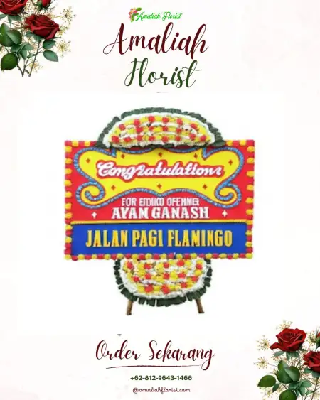 Sewa Papan Bunga Pelambik