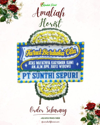 Papan Bunga Duka di Pelambik